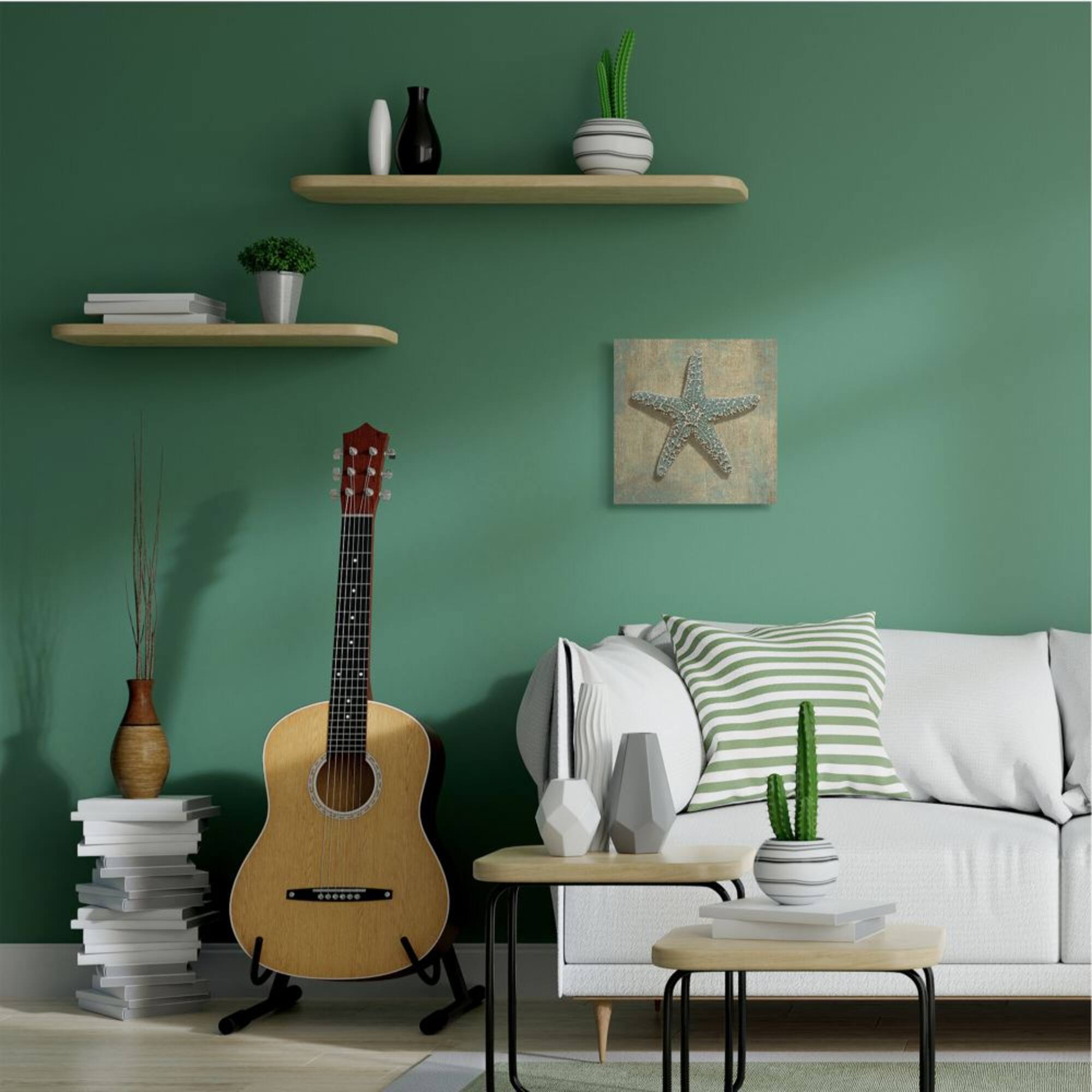 Stupell Industries Starfish Beach Objects Design Canvas Wall Art